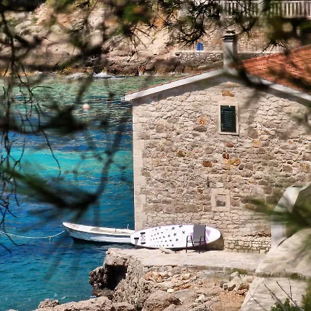 Villa Lila Hvar - Sustainable Stone Cliff House Gdinj
